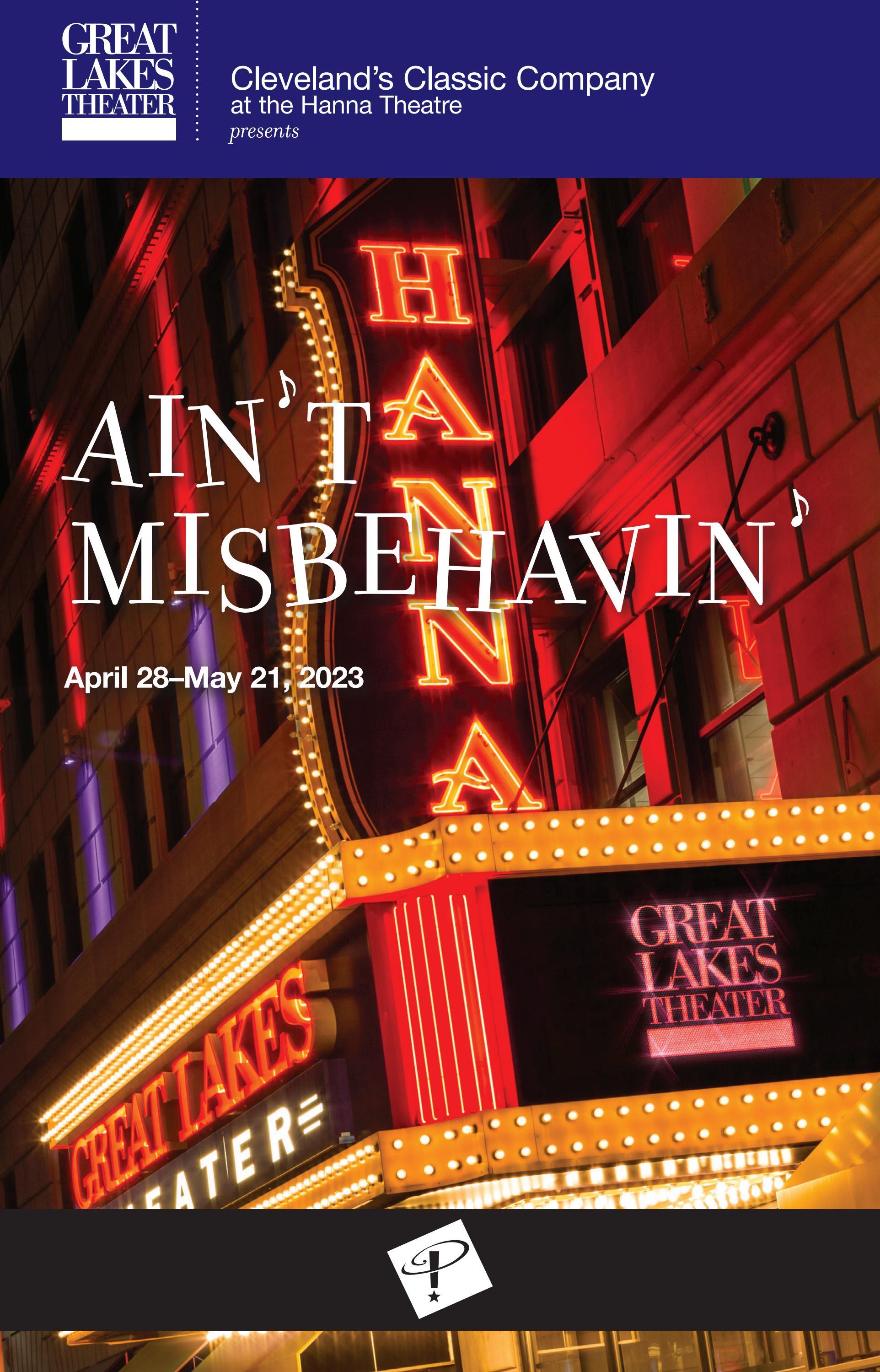 Ain't Misbehavin' - Spring 2023 by Great Lakes Theater - Issuu