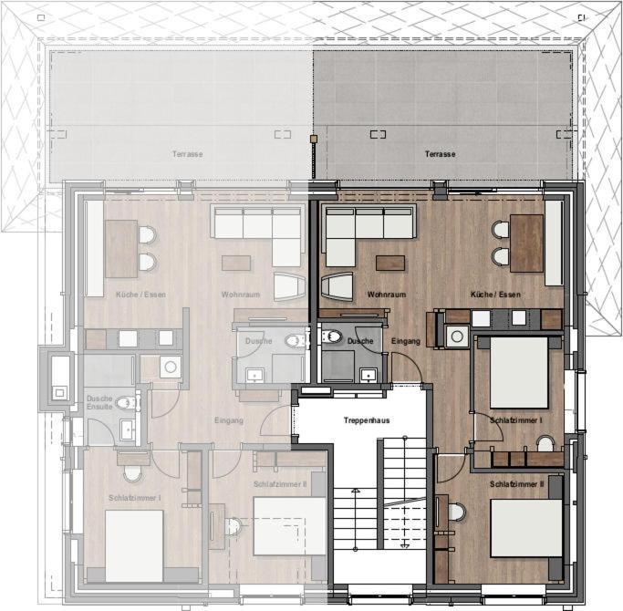 Apartment with Mountain View