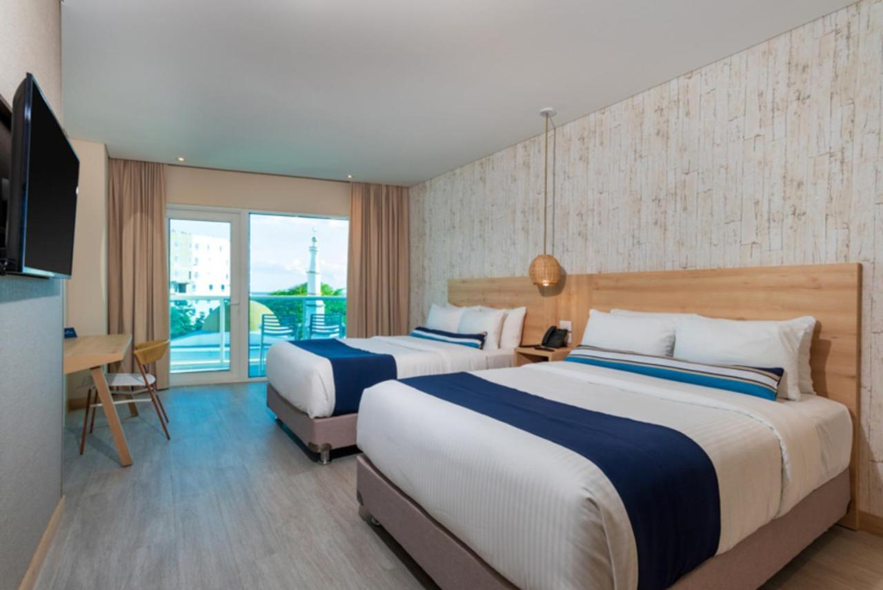 Tweepersoonskamer met 2 Aparte Bedden en Balkon