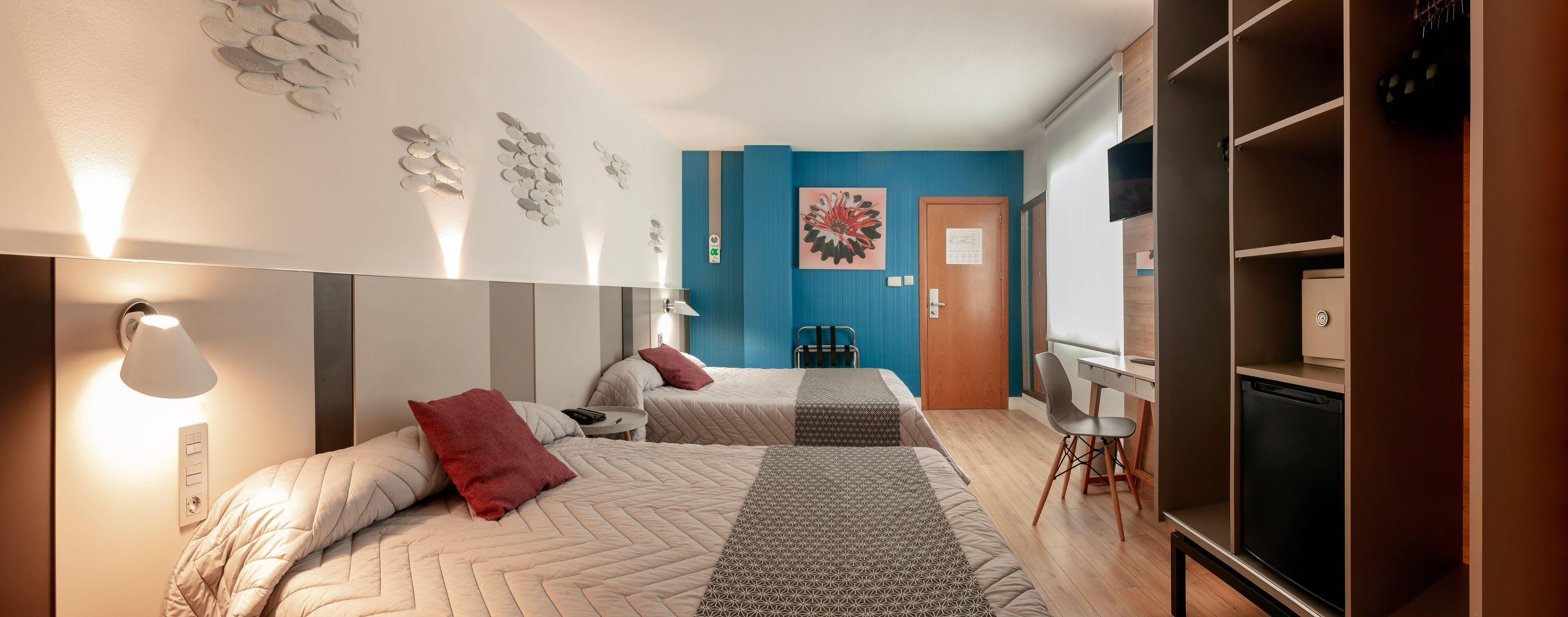 Quarto Duplo Básico para Ocupação Individual