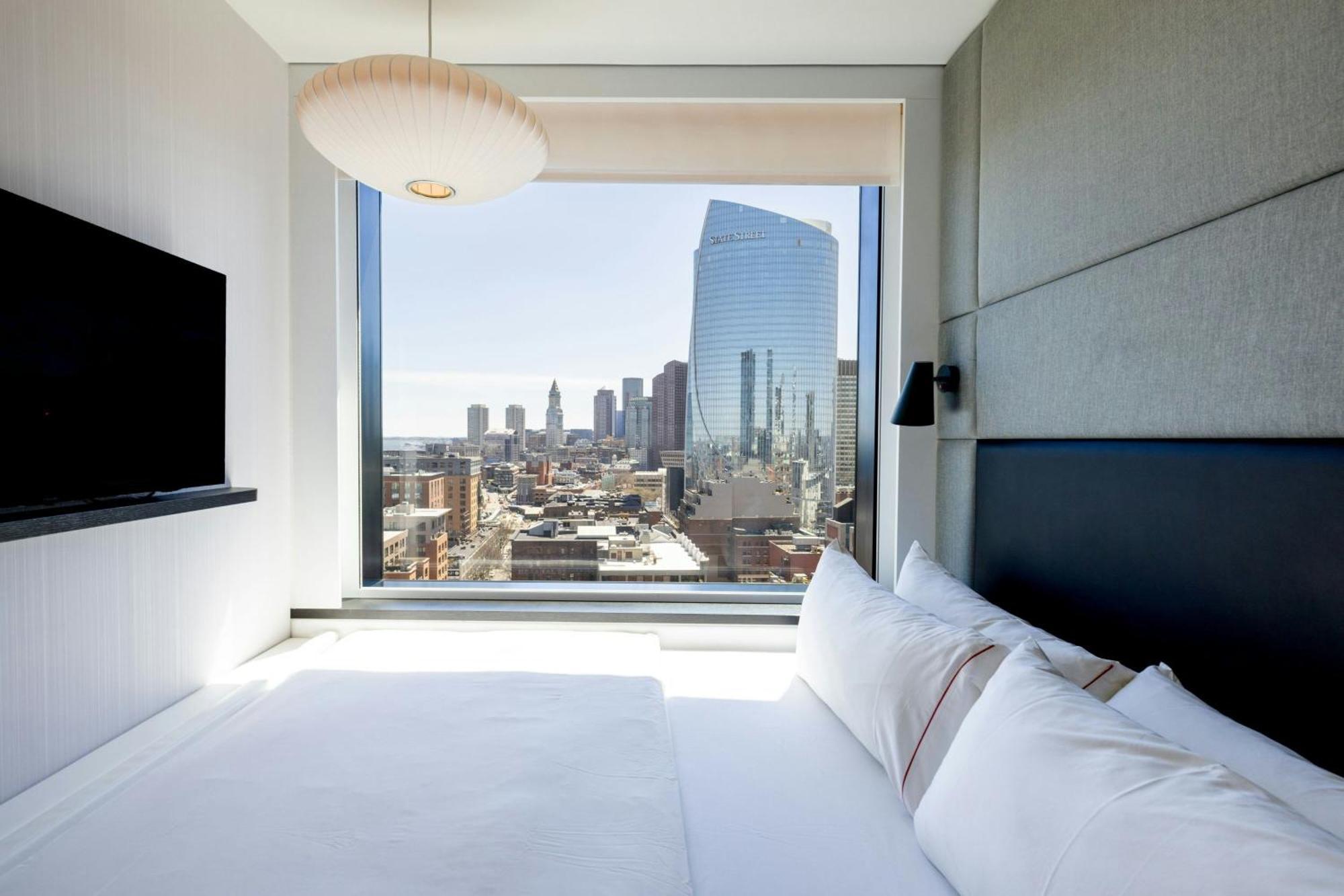 Kamer met kingsize bed met premium uitzicht