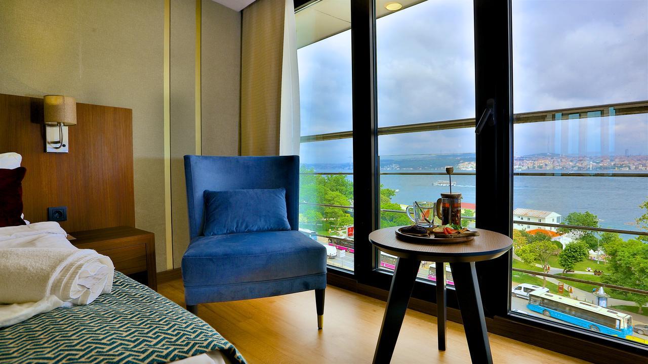 Deluxe Tweepersoonskamer met 1 of 2 Bedden en Uitzicht op de Bosporus