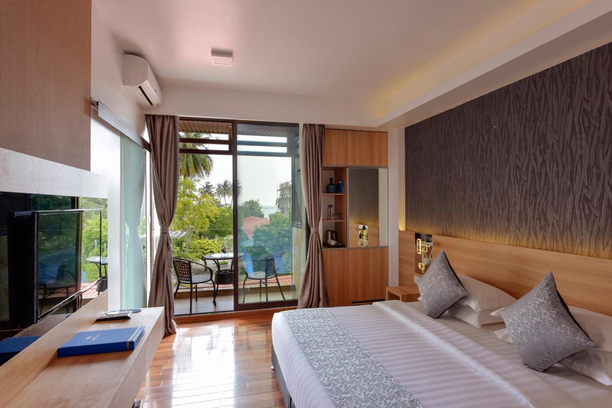 Quarto Duplo Deluxe com varanda e vista para a ilha