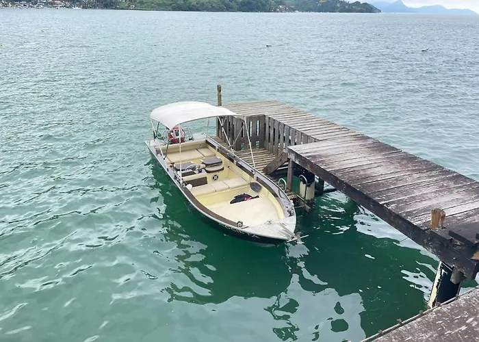 Casa Beira Mar Com Deck Em Angra Dos Reis