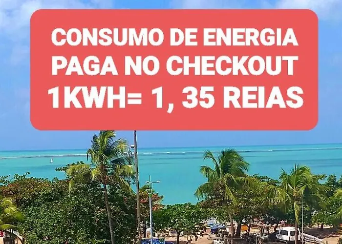 NA BEIRA MAR DE PAJUCARA - EDIFICIO NEO 2 - APARTAMENTO COM 02 QUARTOS - TEM VARANDA- VISTA LATERAL DO MAR - AVENIDA DOUTOR ANTONIO GOUVEIA 1081- CONSUMO ELETRICO É PAGO No CKECK-OUT 1KWH É 1, 35 REIAS