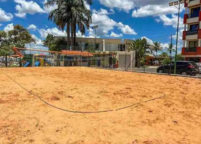 Hotel para famílias: Flat Lake Side Decoração Retrô