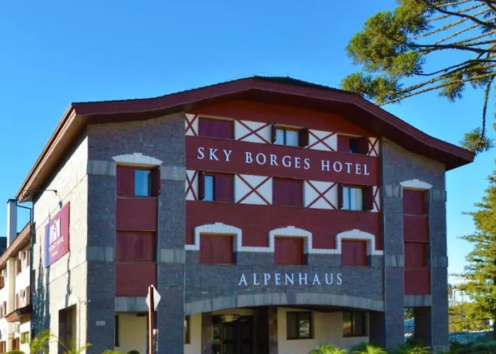 Alojamentos: Apart-hotel em Gramado, padrão 4 estrelas, no centro