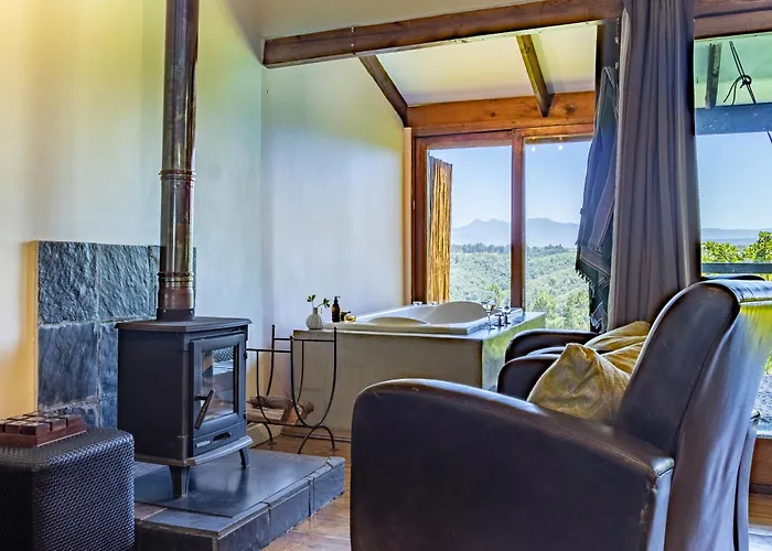 Hot Tub in Room Forest Valley Cottages