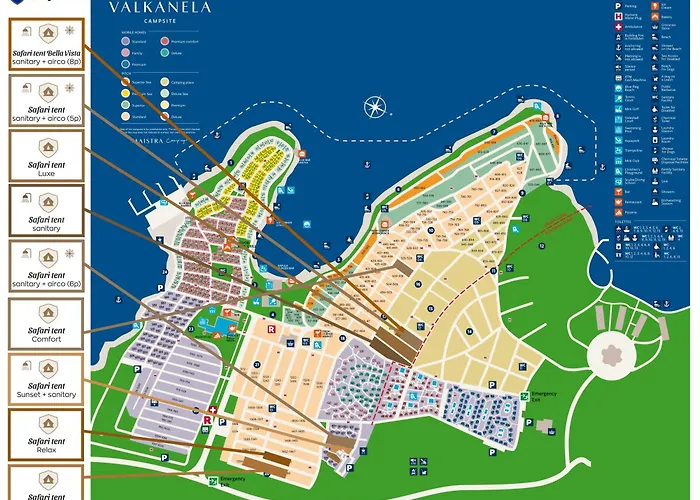 Luxe hotel: Easyatent Camping Valkanela