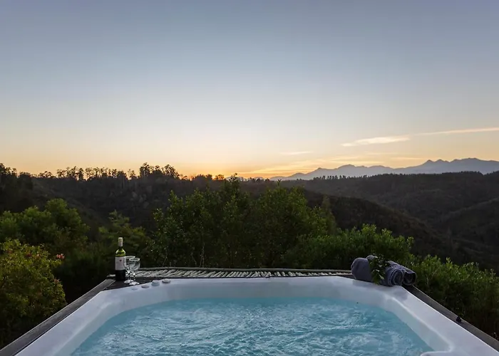 Hot Tub in Room Forest Valley Cottages
